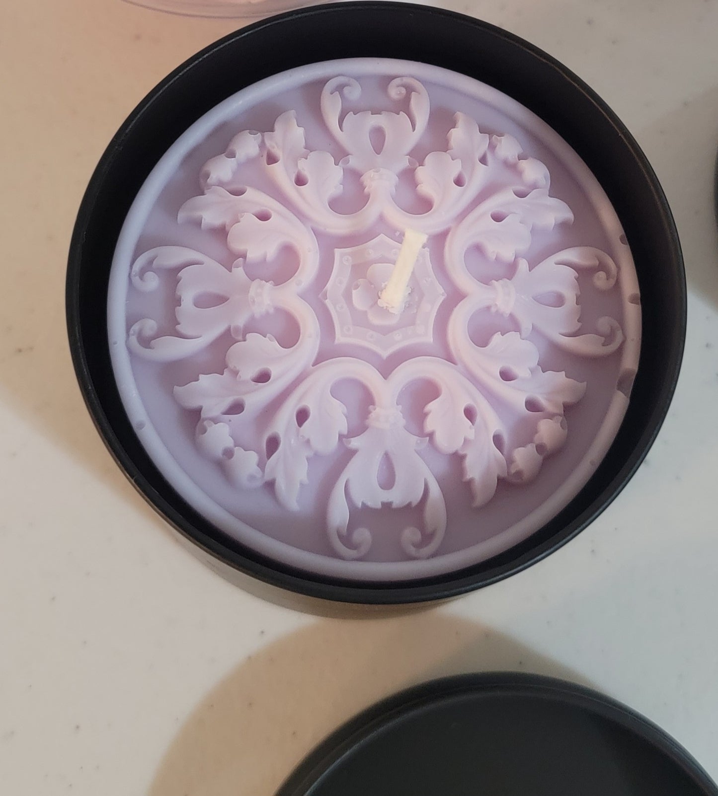 Ornate Candle Tin Box