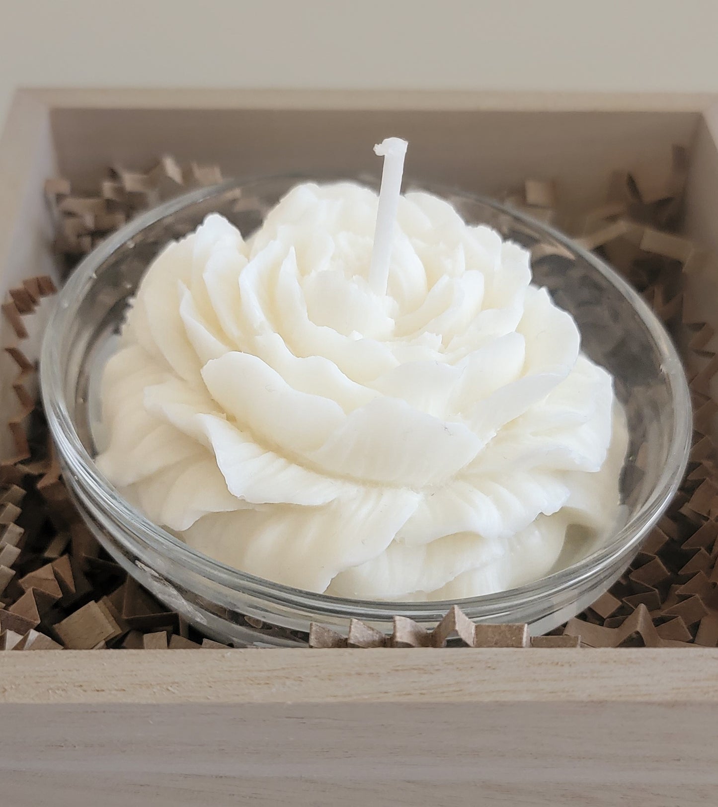 Peony Flower Candle Gift Box