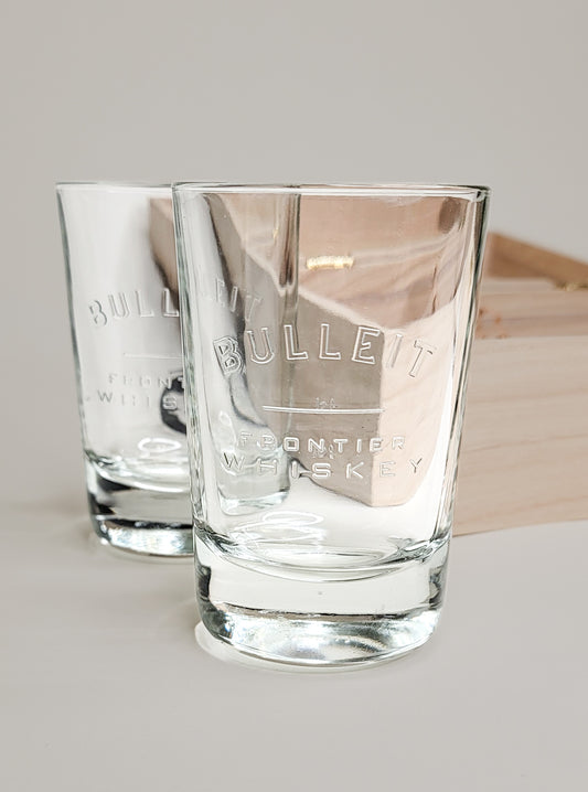 *Limited* Bulleit Bourbon Whiskey Tumbler Glass Gift Set
